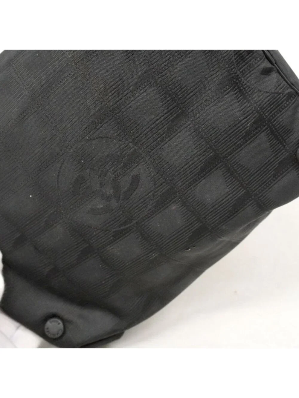 Chanel Vanity Bag New Travel Nylon Black